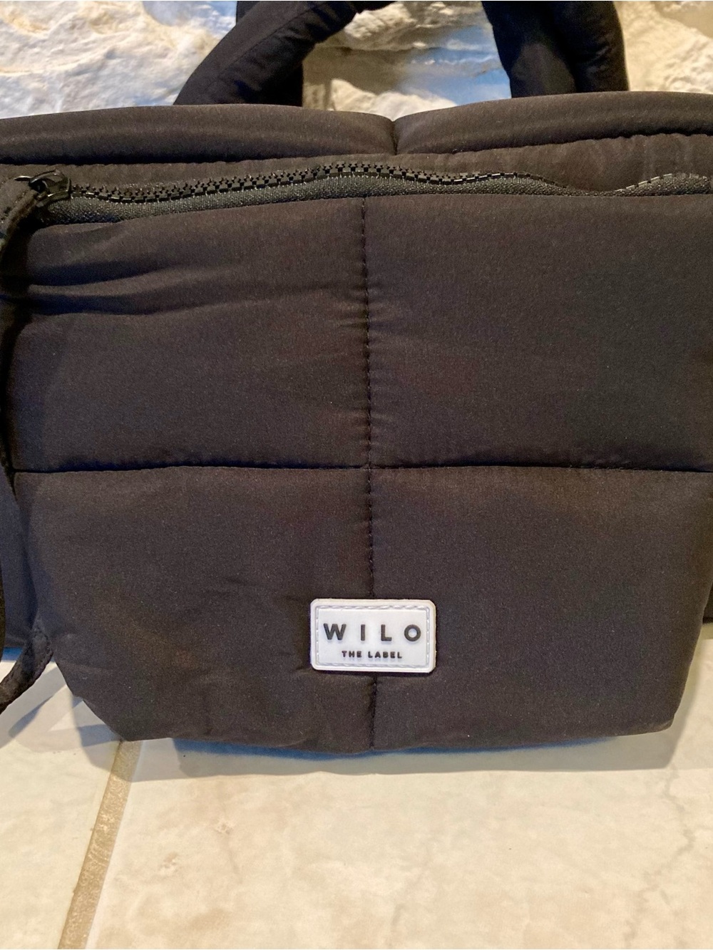 NWOT Wilo the Label Black Weekender Bag - Picture 9 of 12